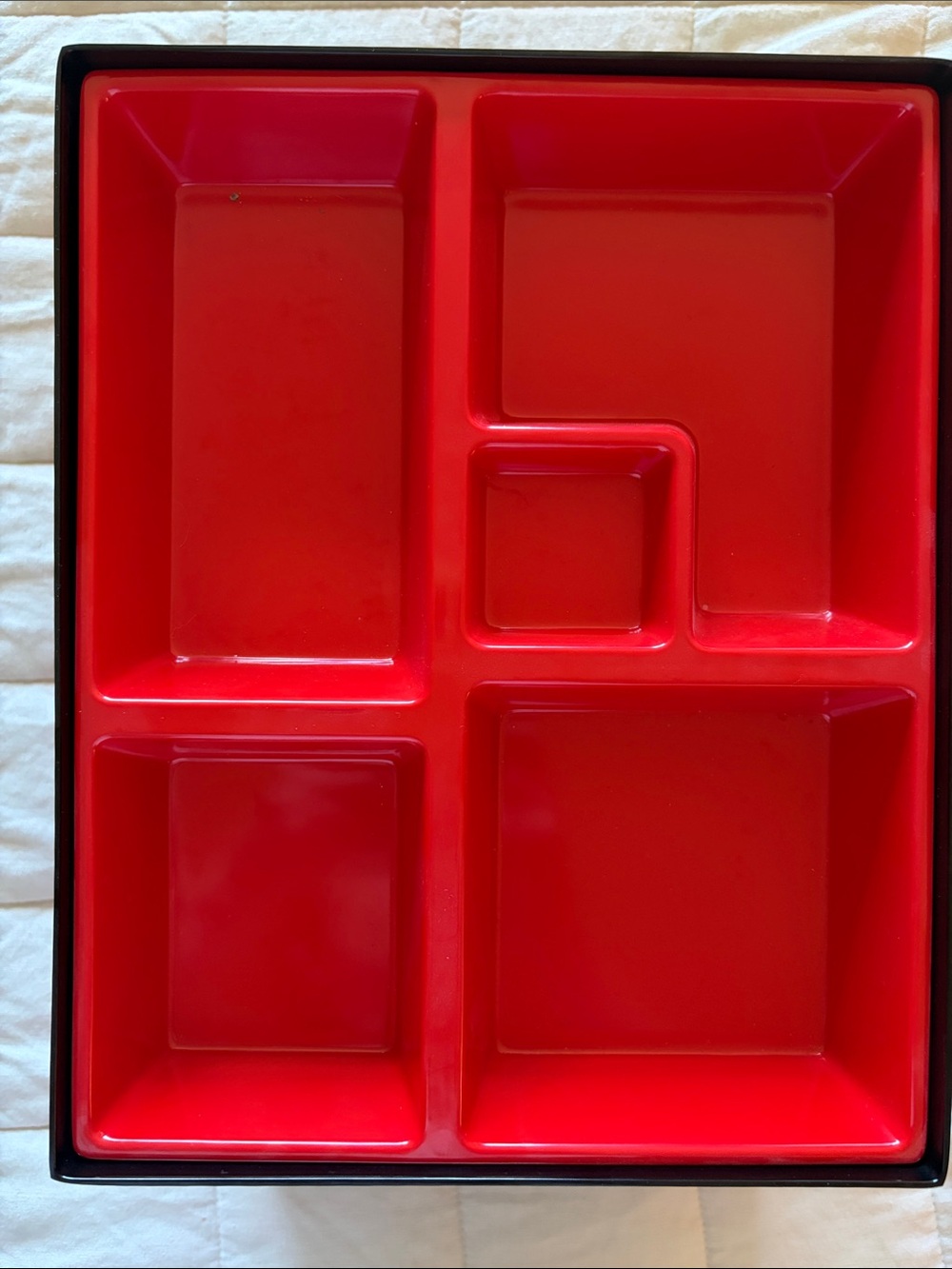 Set of 4 Unused Bento trays or Compartment Tray Organizer